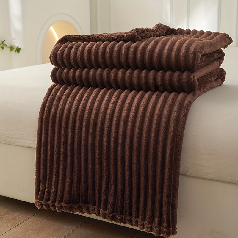 Skanto | Soft Plush Blanket with Rib Pattern