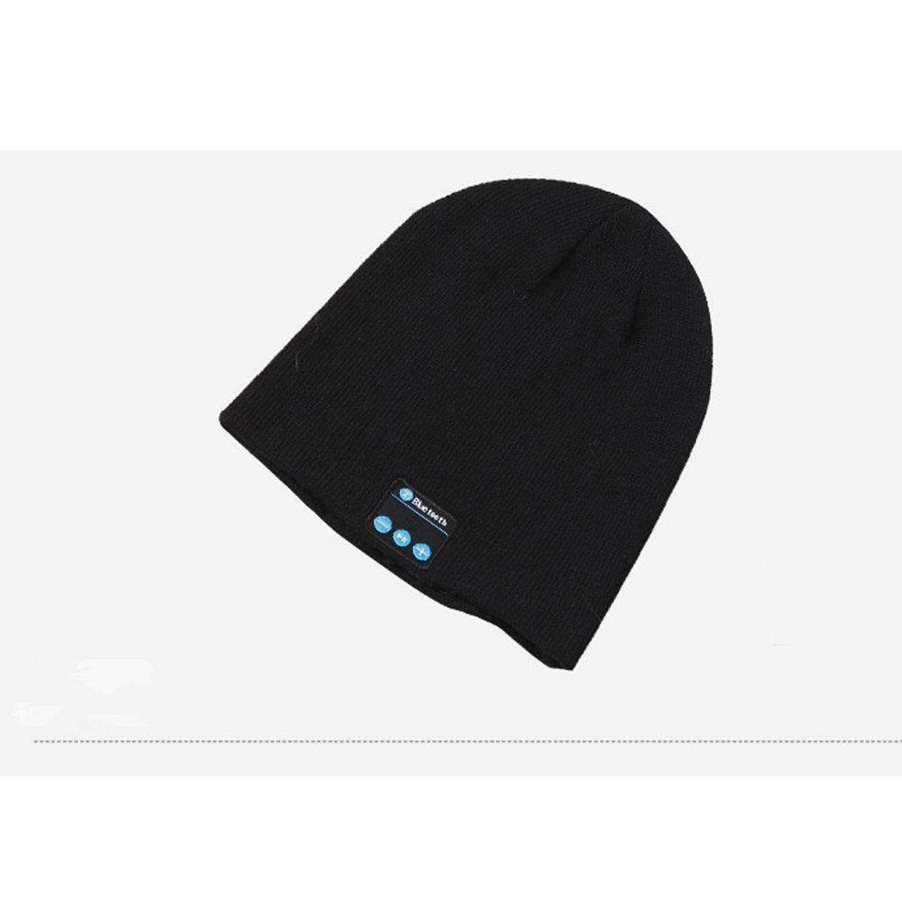Skanto | Trådløs Bluetooth Smart Hatt Caps Hodetelefon Høyttaler og Volumkontroll Mikrofon Varm Vinter