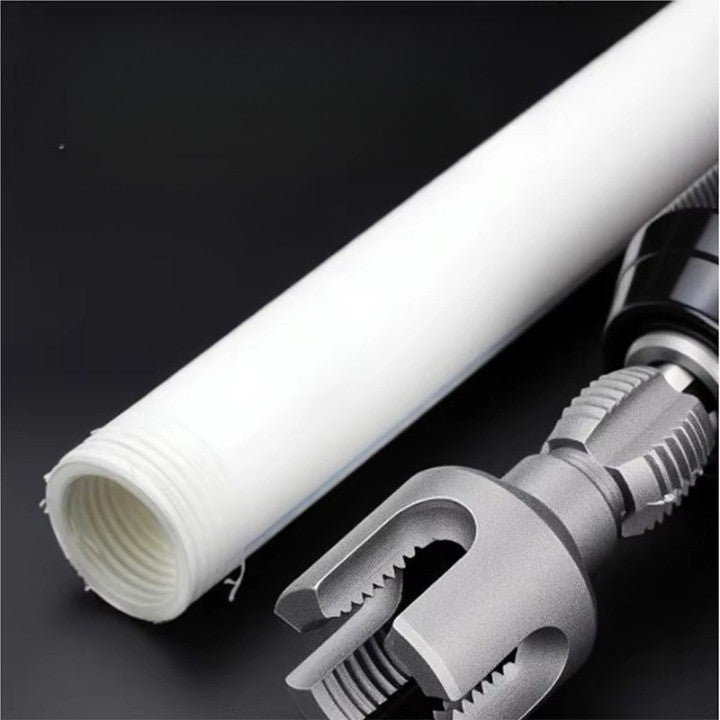 Pipe Thread Reamer & Edge Cutter Drill Attachment Tool | Skanto