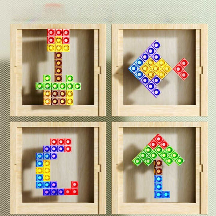 Tetris-puslespill-Brettspiel fra Holz für Kinder und Erwachsene