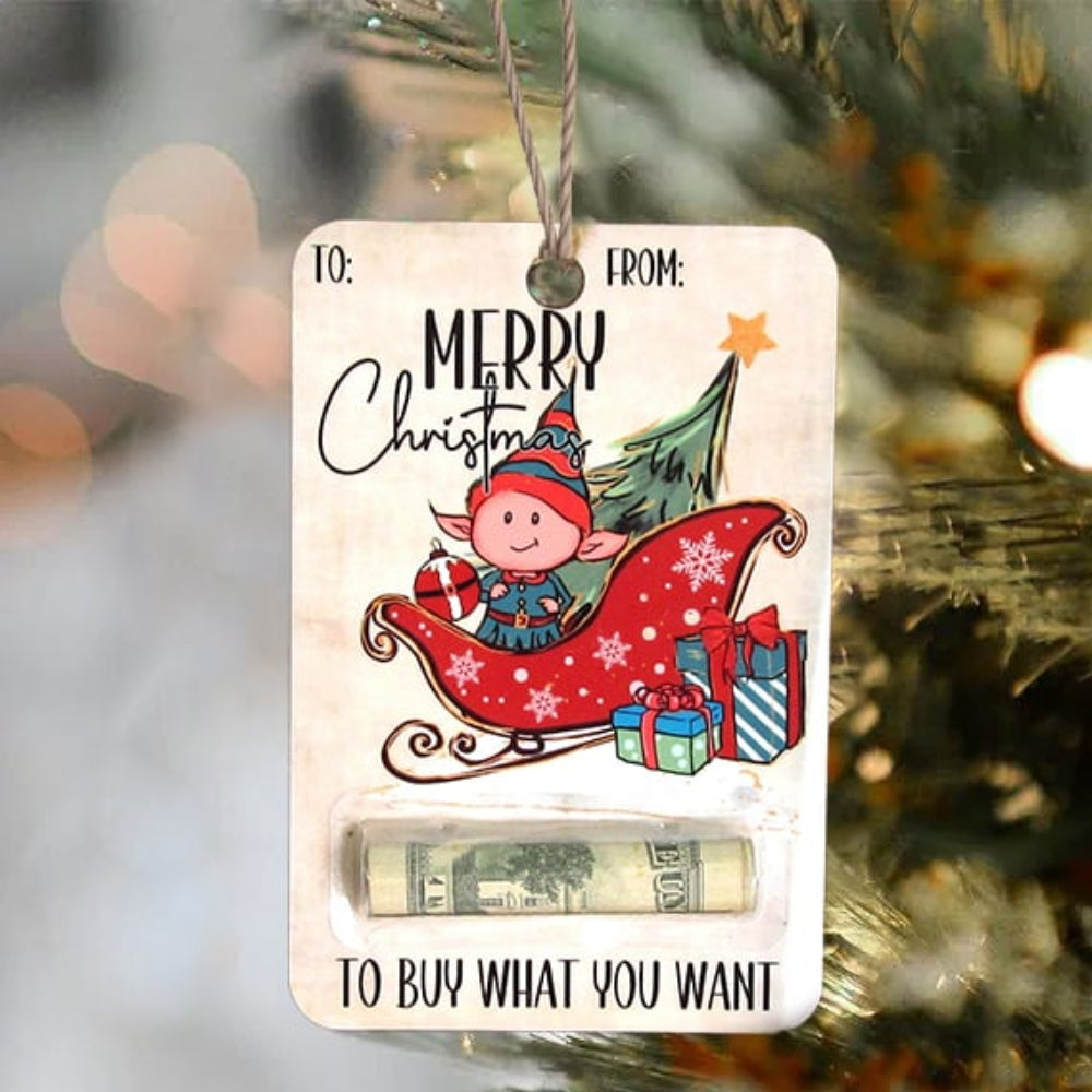 Skanto | Juletre Håndlaget Pengeholder Ornament