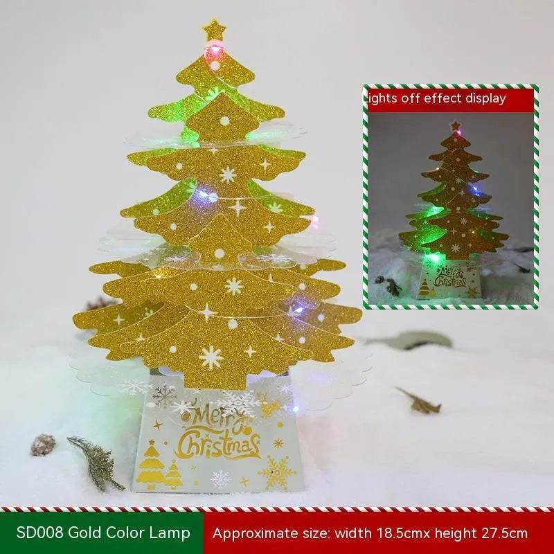 Skanto | Juledekorasjoner Mini Desktop Julehilsen Kort Ornamenter
