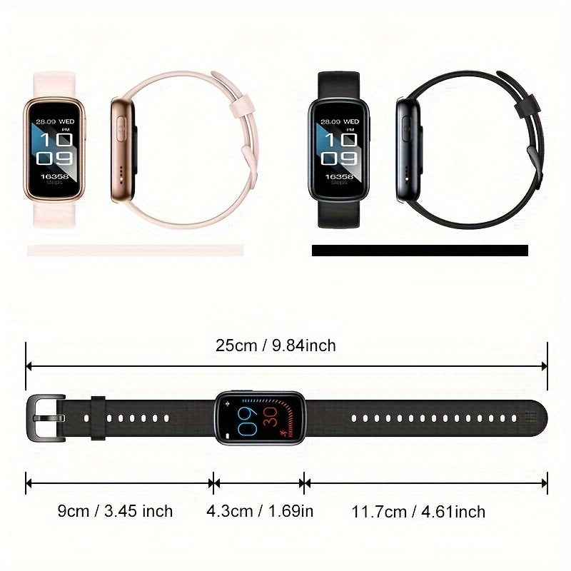 Skanto | Smartklokke Vanntett Silikon Trenings Tracker