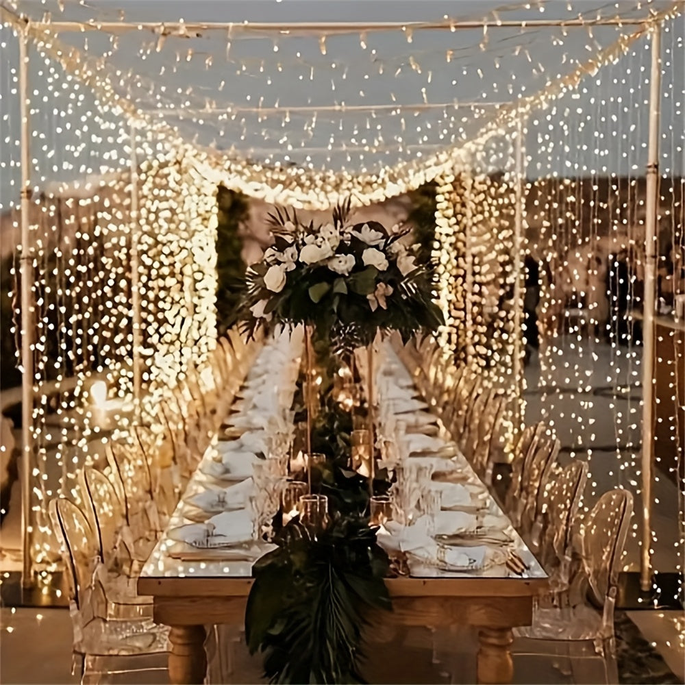 Skanto | Fairy Lights Curtain Varm Hvit LED USB Sett