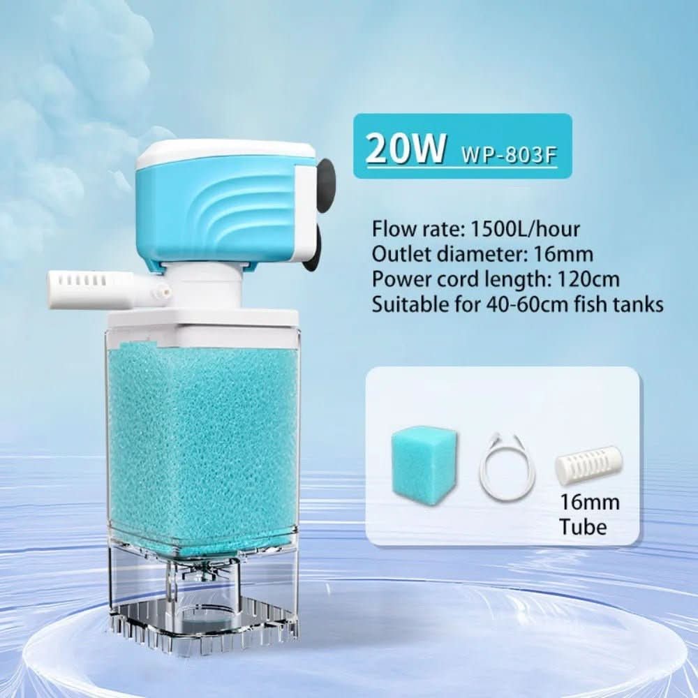 Skanto | 5-i-1 akvariefilter system for krystalklart vann