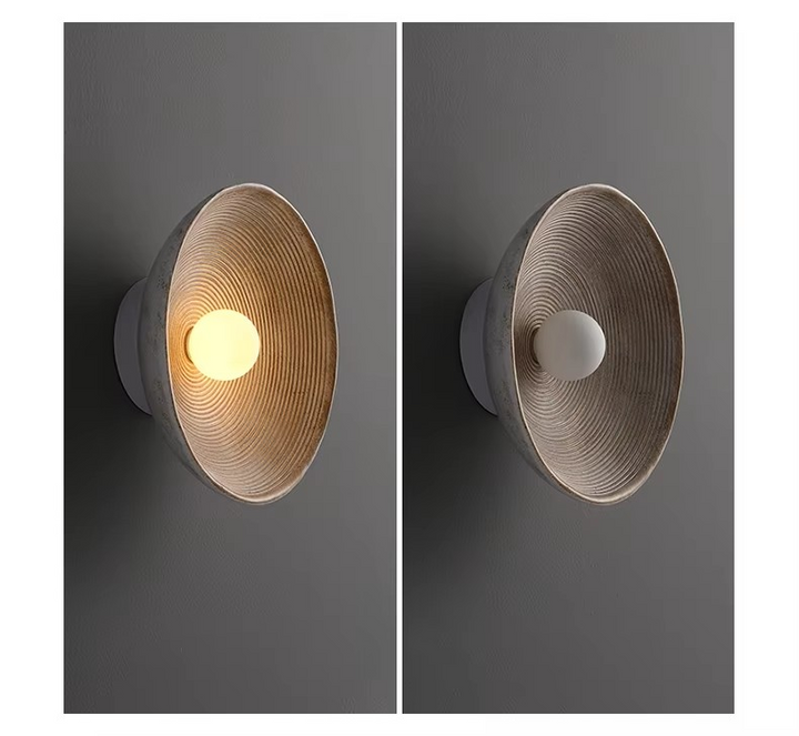 Skanto | Japansk Vintage Ridge Vegglampe – Elegant Zen-inspirert LED Vegglampe for Stue, Soverom & Gangarealer