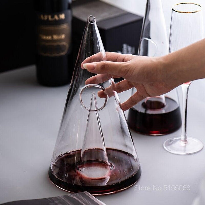Skanto | Edifice Karaffel - Håndlaget Glass Vinkaraffel