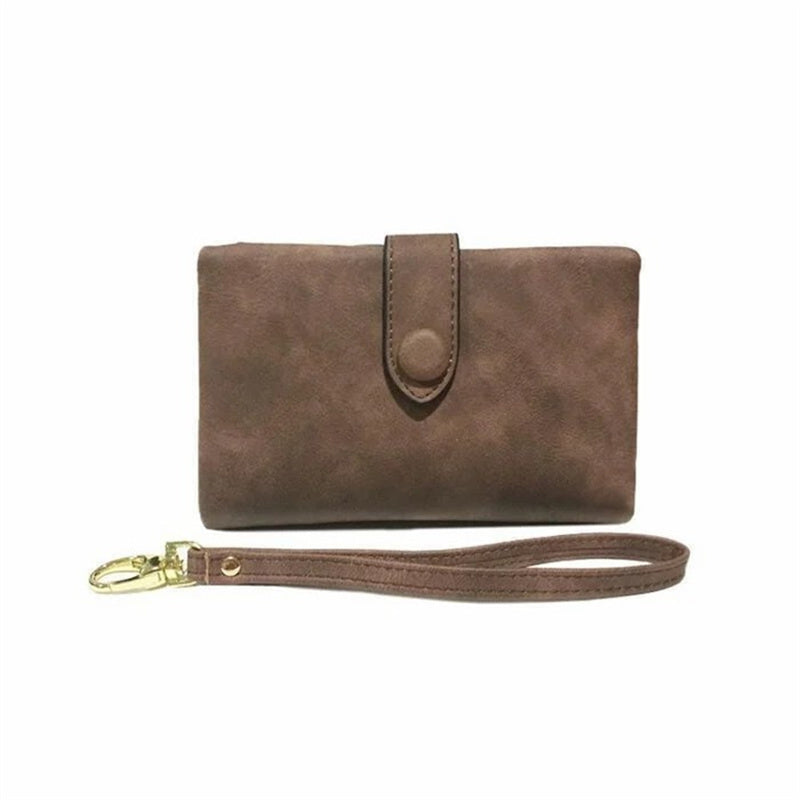 Skanto | Kvinne Liten Trifold Lær Wallet