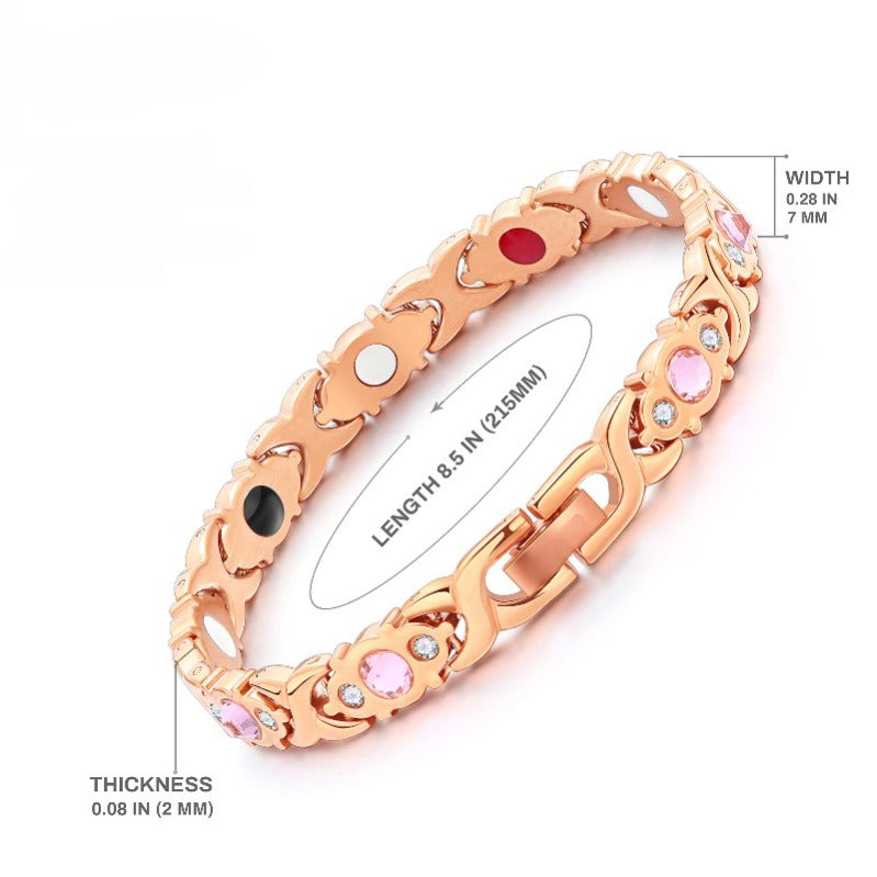 Skanto | Roségull Magnetarmbånd