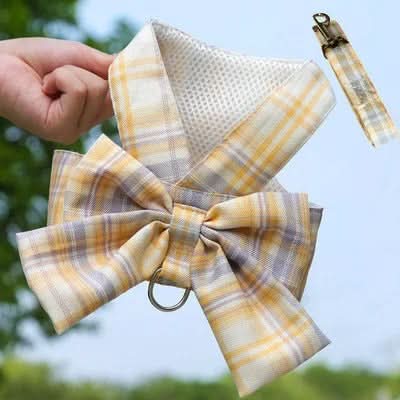 Skanto | Justerbart hundesele med elegant sløyfe for stilige turer
