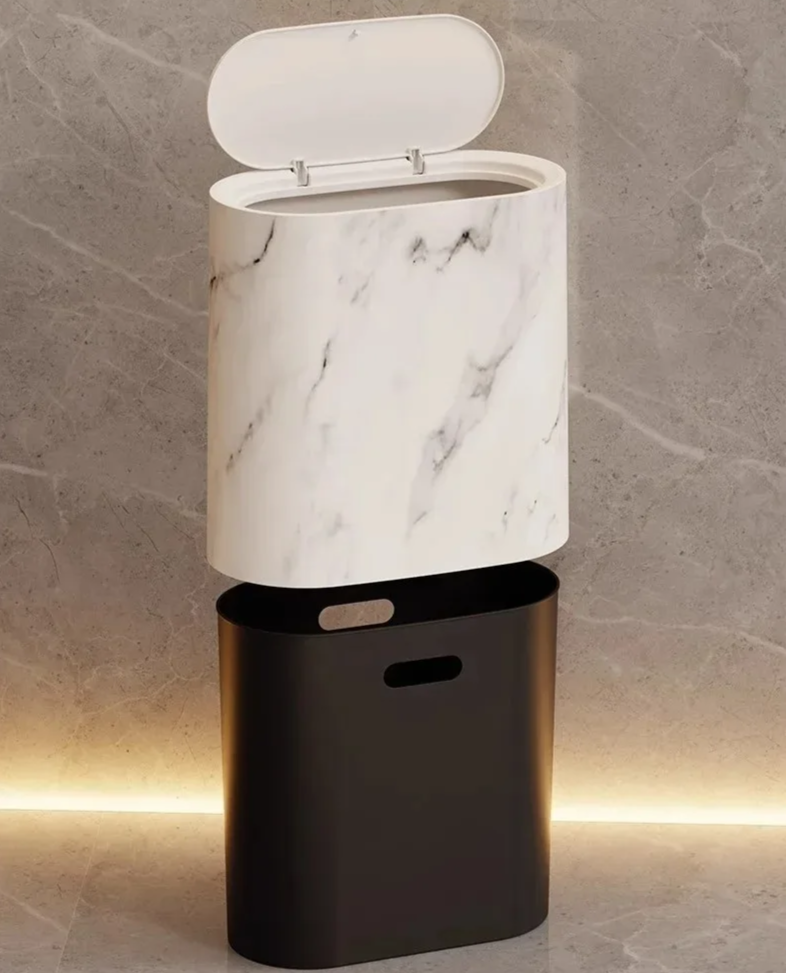 Nordic Marble Design Søppelbøtte Skanto