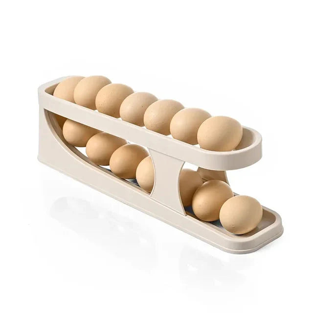 Egg Oppbevaringsboks Automatisk Rullende Eggholder Egg Oppbevaringsstativ | Skanto