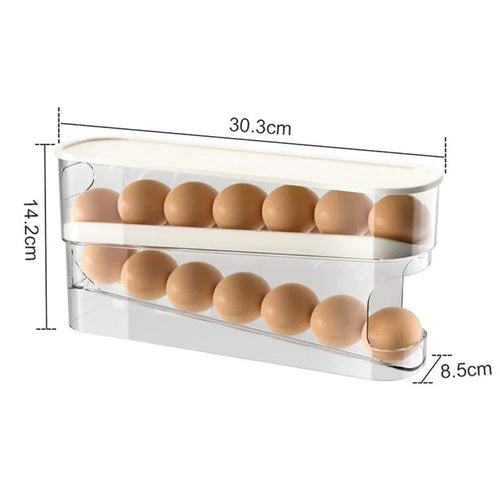 Egglagringsboks Automatisk Rullende Eggholder Egglagringsstativ | Skanto