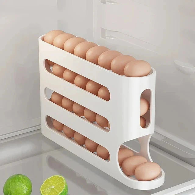 Egglagringsboks Automatisk Rullende Eggholder Egglagringsstativ | Skanto