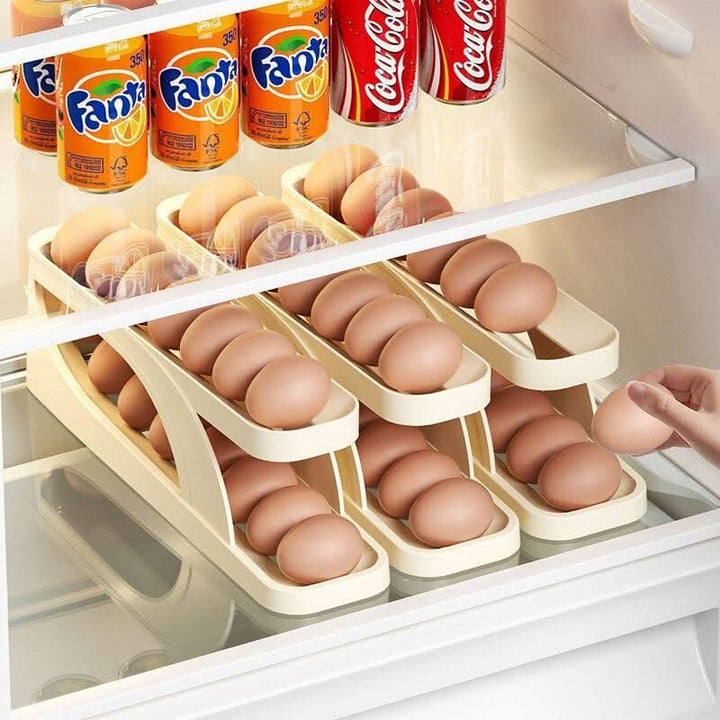 Skanto | Automatisk Rullende Egglagringshylle for Kjøleskap