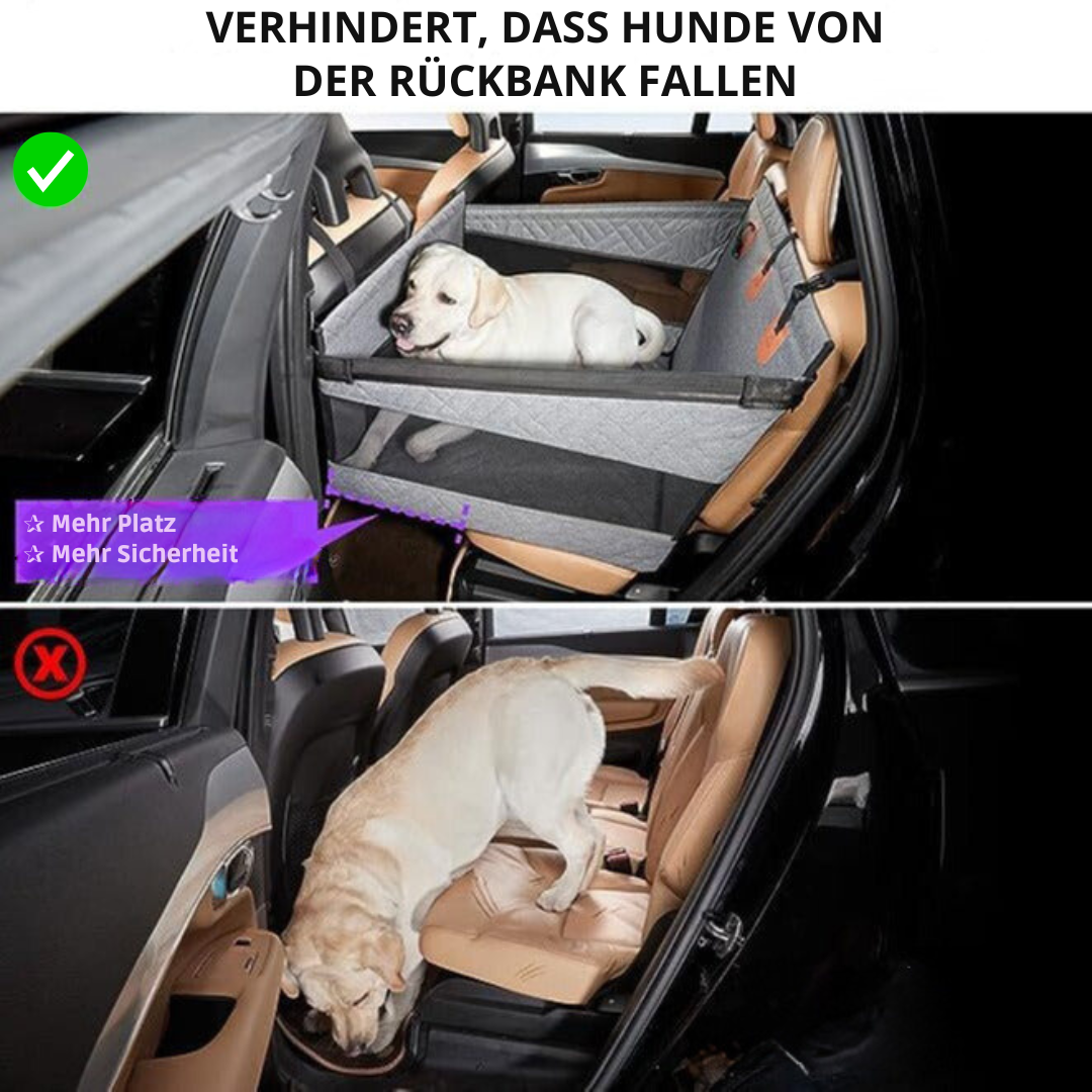 Skanto | Bilsete­trekk for Hund | Sikker Beskyttelse i Baksete | Svart