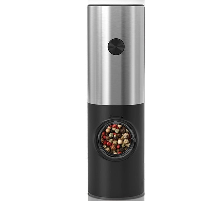 Elektrisk automatisk kvern for pepper og salt med LED-lys | Skanto
