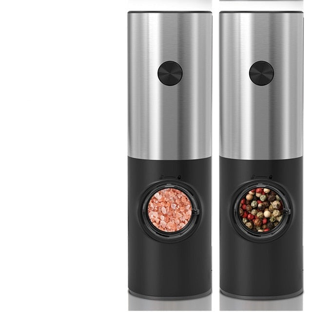 Elektrisk automatisk kvern for pepper og salt med LED-lys | Skanto