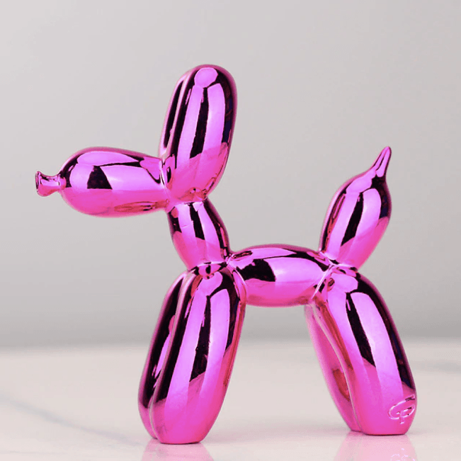 Elektroplatet ballonghundskulptur