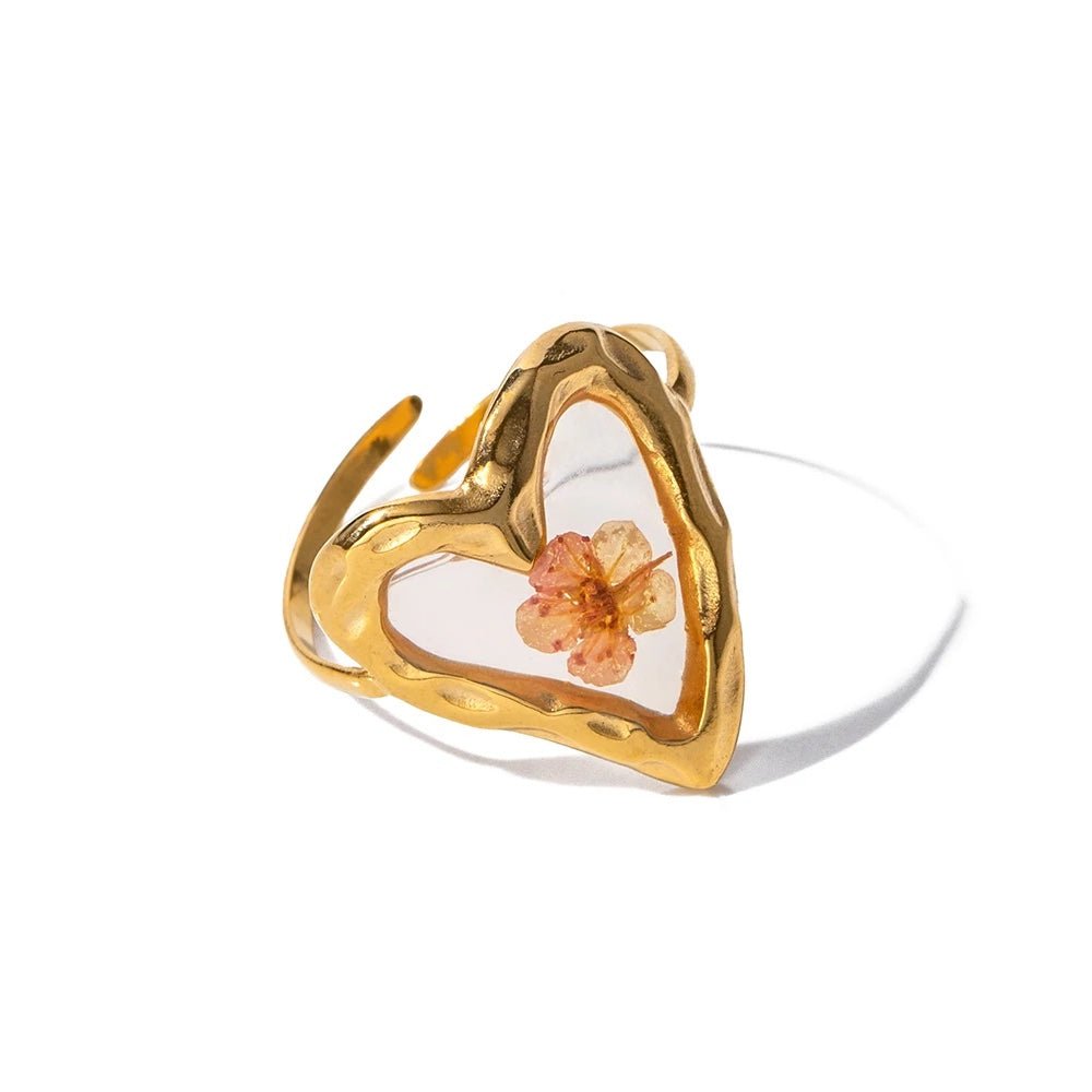 Skanto | Elegant Blomster Justerbare Ringer