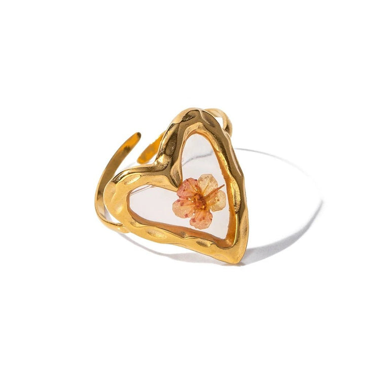 Skanto | Elegant Blomster Justerbare Ringer