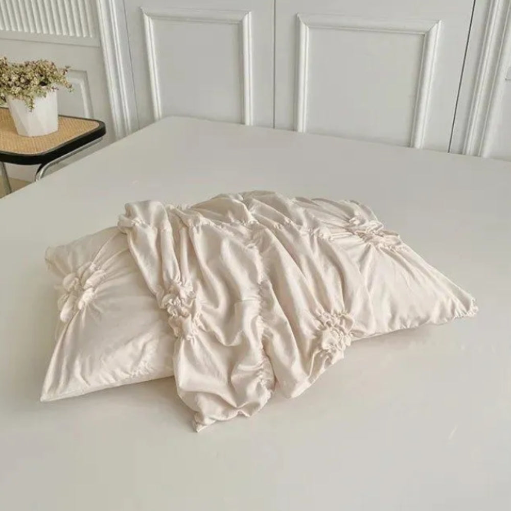 Skanto | Teppel Plisserte Mikrofiber Sengetøy Sett