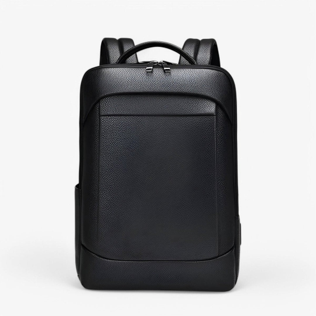 Skanto | EXECUTREK – Elegant lær ryggsekk for bærbar PC med USB-port