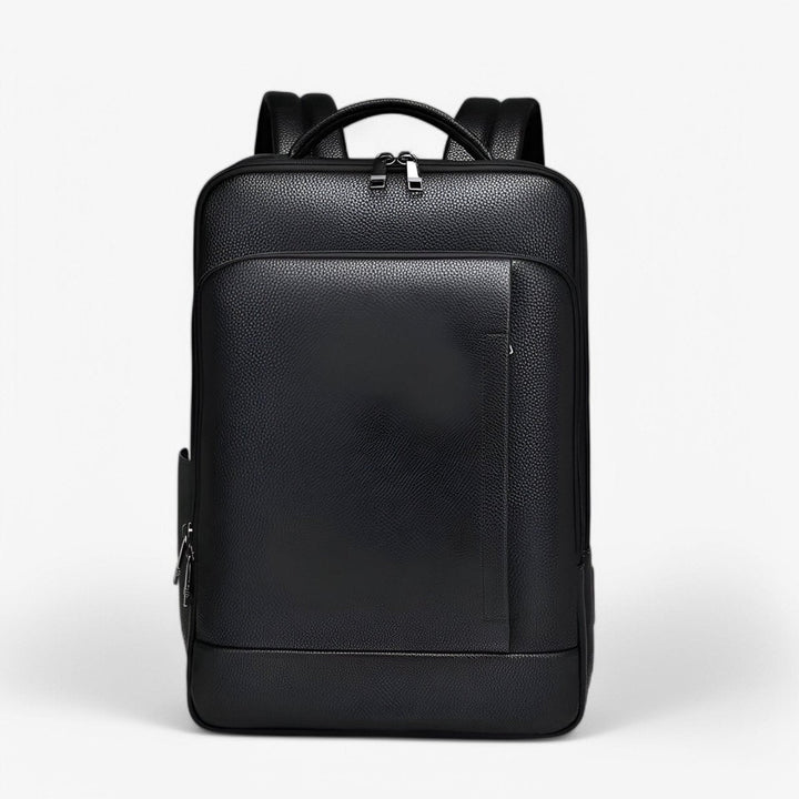 Skanto | EXECUTREK – Elegant lær ryggsekk for bærbar PC med USB-port