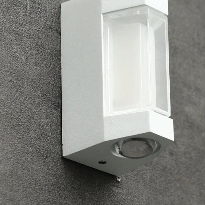 Wasserdichte LED-Außenwandleuchte fra Metall