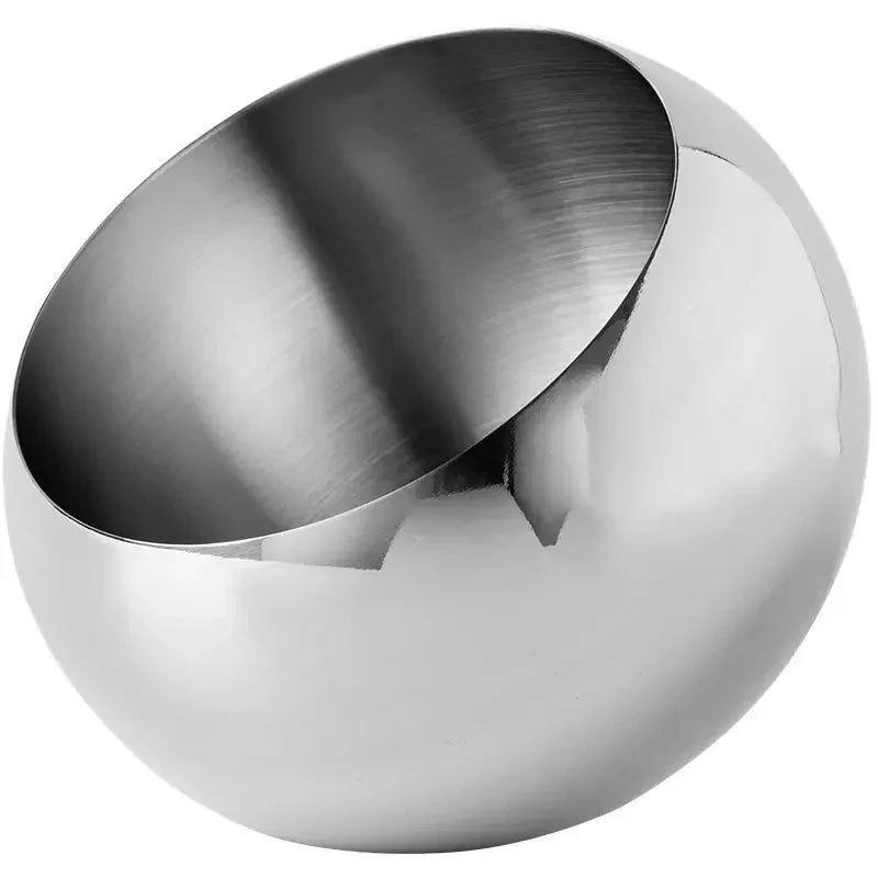 Elegant rustfritt stål fruktskål - Moderne miljøvennlig design | Skanto