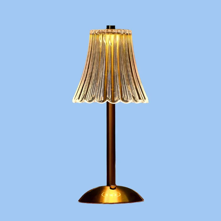 Skanto | Bordlampe med krystallskjerm og USB-lading