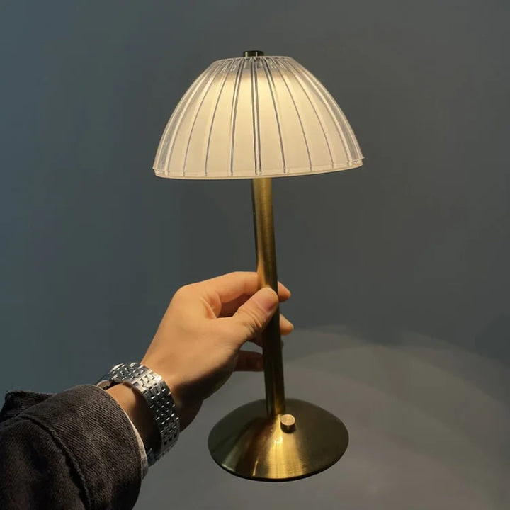 Skanto | Bordlampe med krystallskjerm og USB-lading