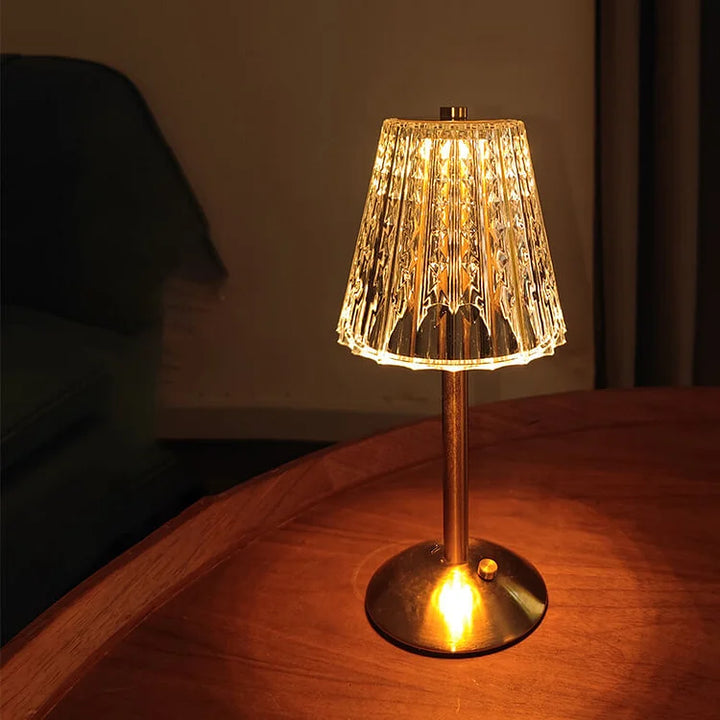 Skanto | Bordlampe med krystallskjerm og USB-lading