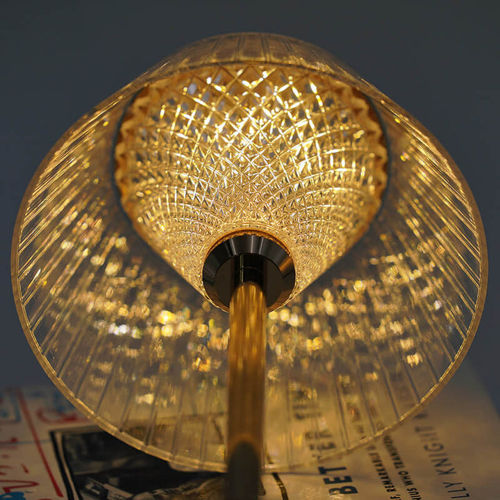 Skanto | Bordlampe med krystallskjerm og USB-lading