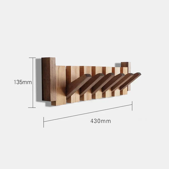 Skanto | HarmonyCoat Piano Wood Klesstativ – Dekorative Kroker for Hall og Stue