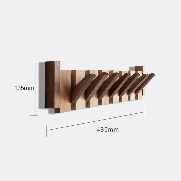Skanto | HarmonyCoat Piano Wood Klesstativ – Dekorative Kroker for Hall og Stue