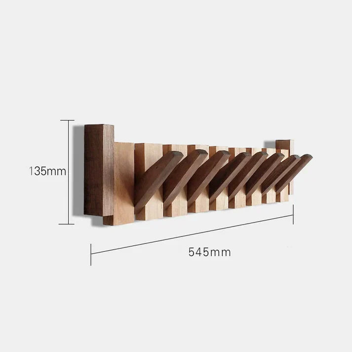 Skanto | HarmonyCoat Piano Wood Klesstativ – Dekorative Kroker for Hall og Stue