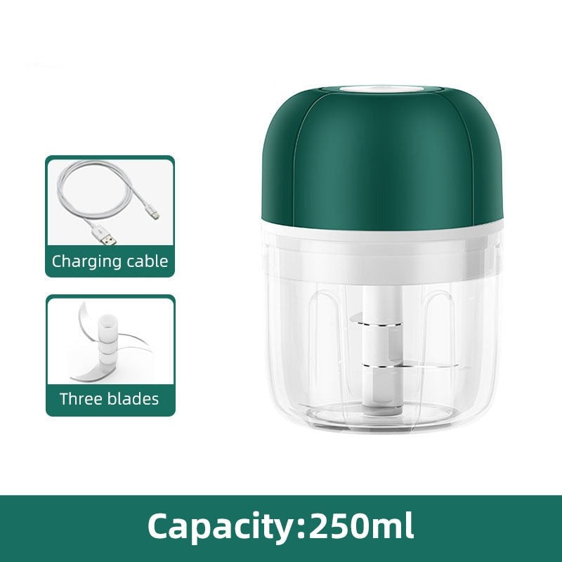 Skanto | ChopEase Elektrisk Hvitløkspresse – USB Oppladbar – Kompakt & Kraftig – 250ml