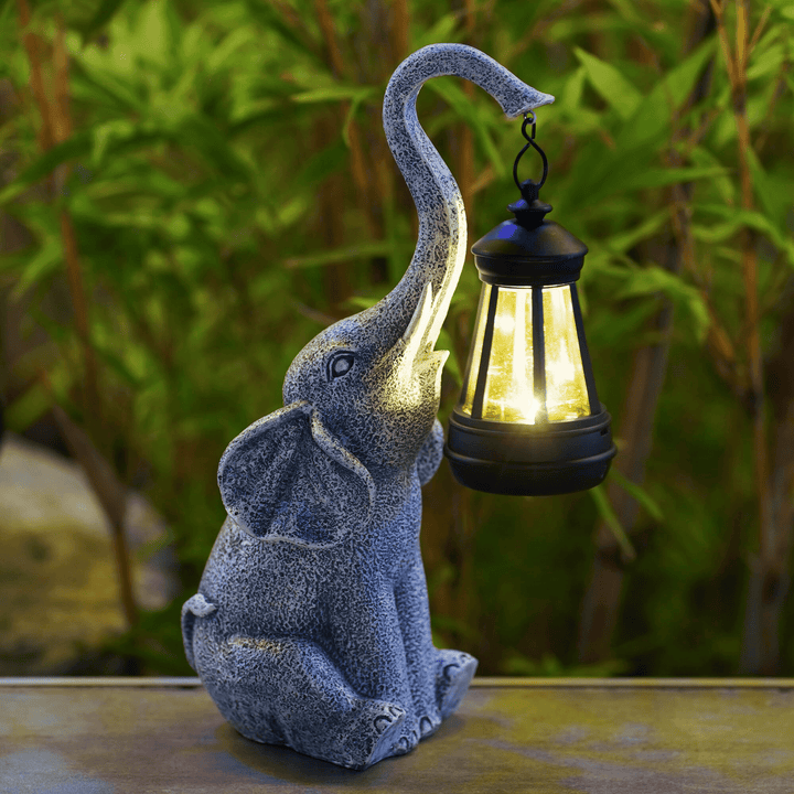 Skanto | Elefant Glow Sol Hage Lampe