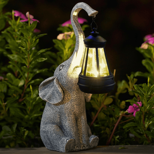 Skanto | Elefant Glow Sol Hage Lampe