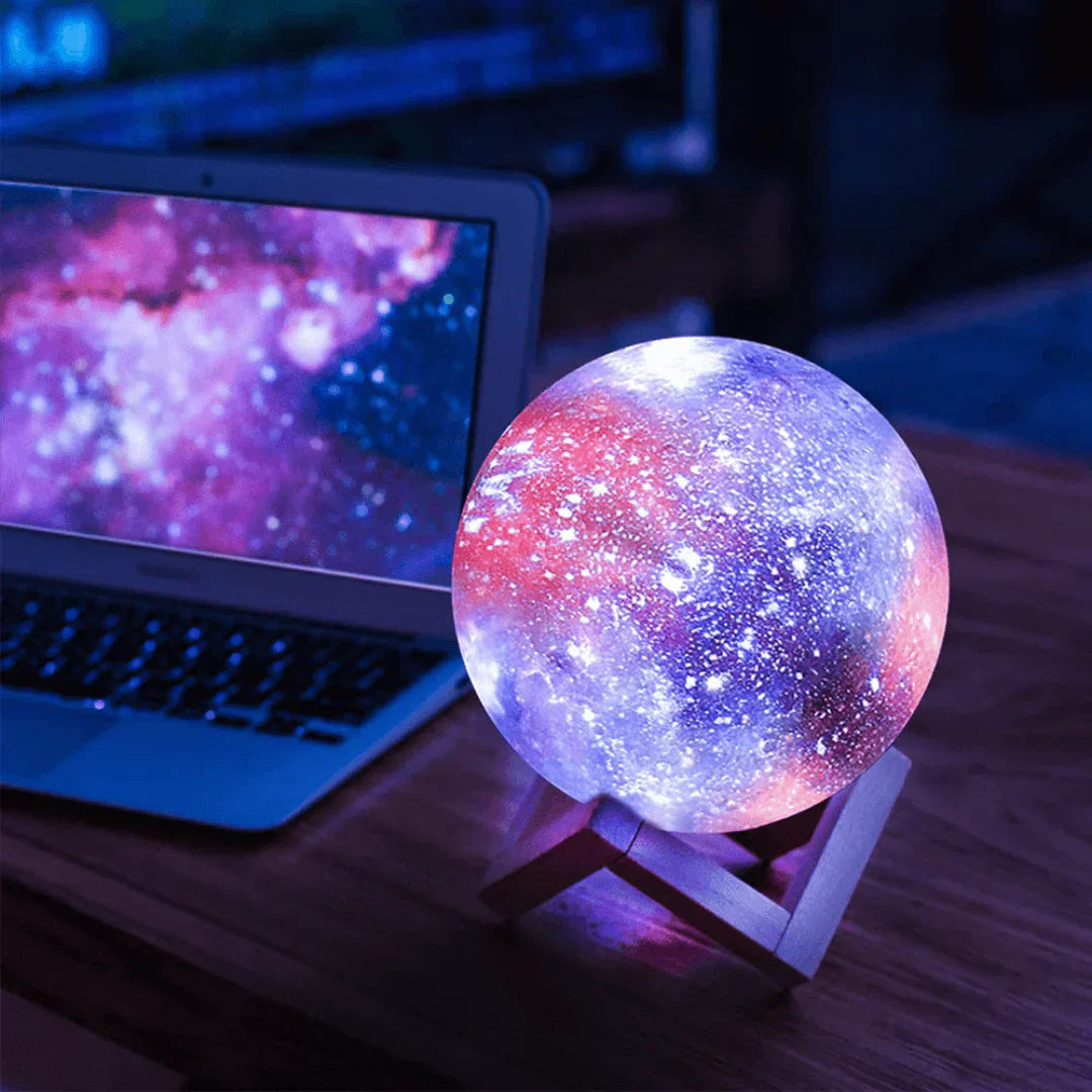 SterrenGlans Galaxy Lampe – LED Nattlys med Berøringskontroll | Skanto