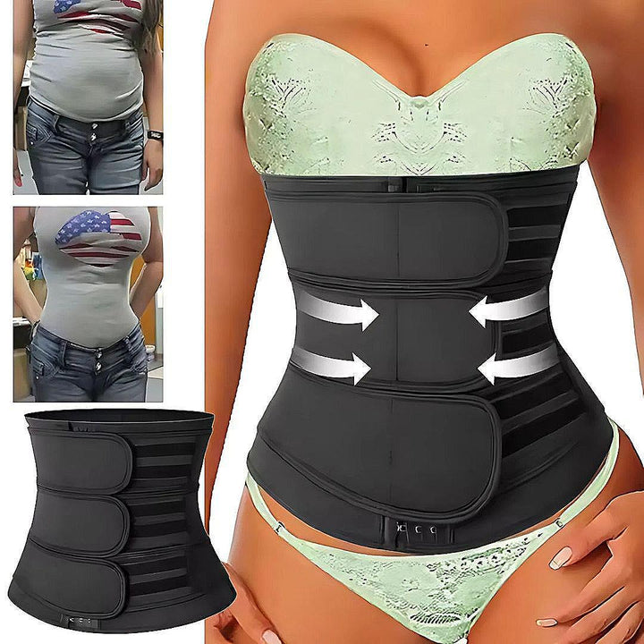 ThermoCore | Midjetrener Belte – Tredobbel Komprimering – Pustende Neoprenmaterial – Etter trening & Etter fødsel Bruk Skanto