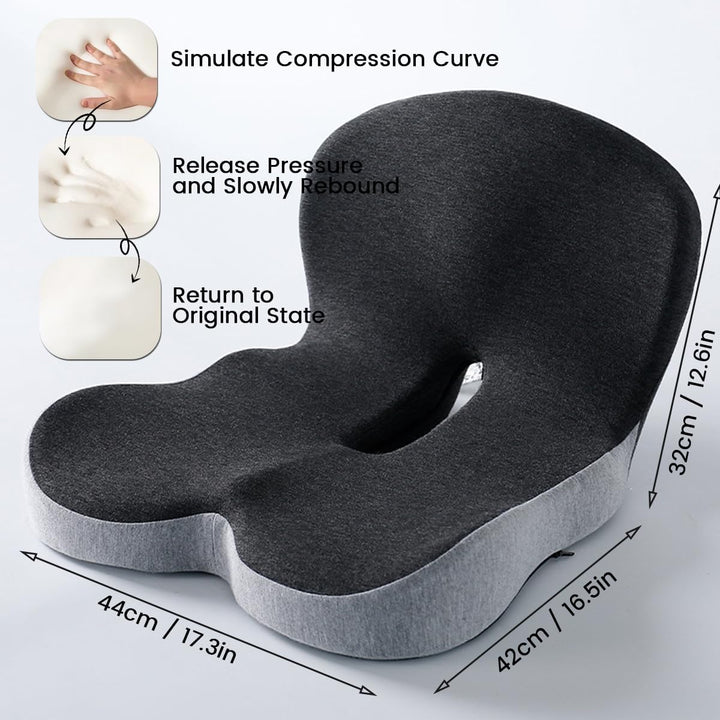 BODYFORM PAD – Ergonomisk Sitzkissen fra Memory-Schaum for täglichen Komfort