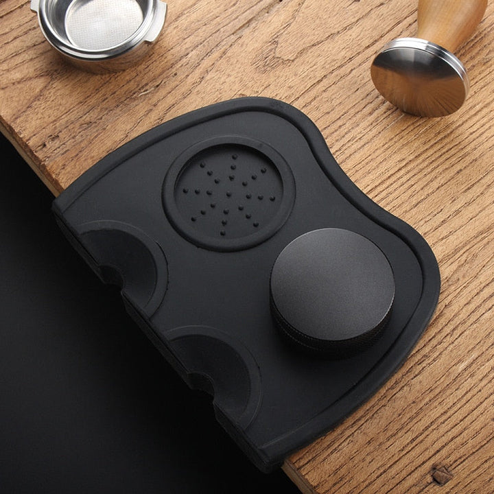 Espresso Kaffe Tampermat Stasjon Press Tampering Holder Hjørnematte | Skanto