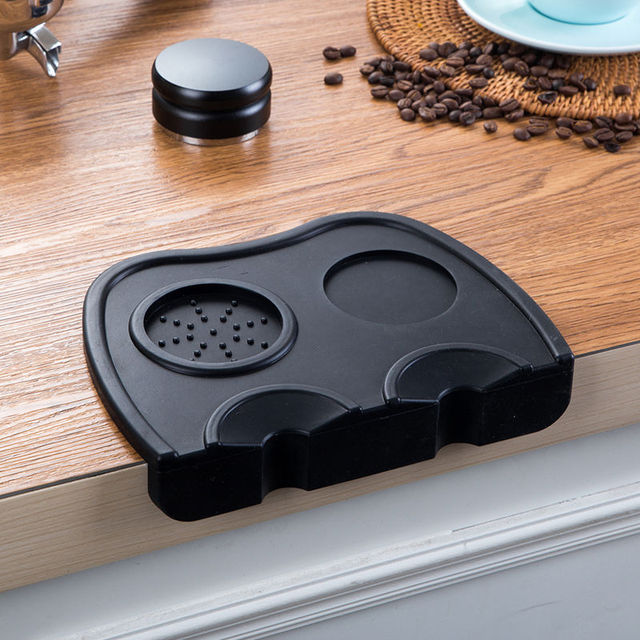 Espresso Kaffe Tampermat Stasjon Press Tampering Holder Hjørnematte | Skanto