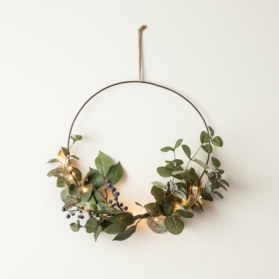 Skanto | Julekrans Eukalyptus LED Lys