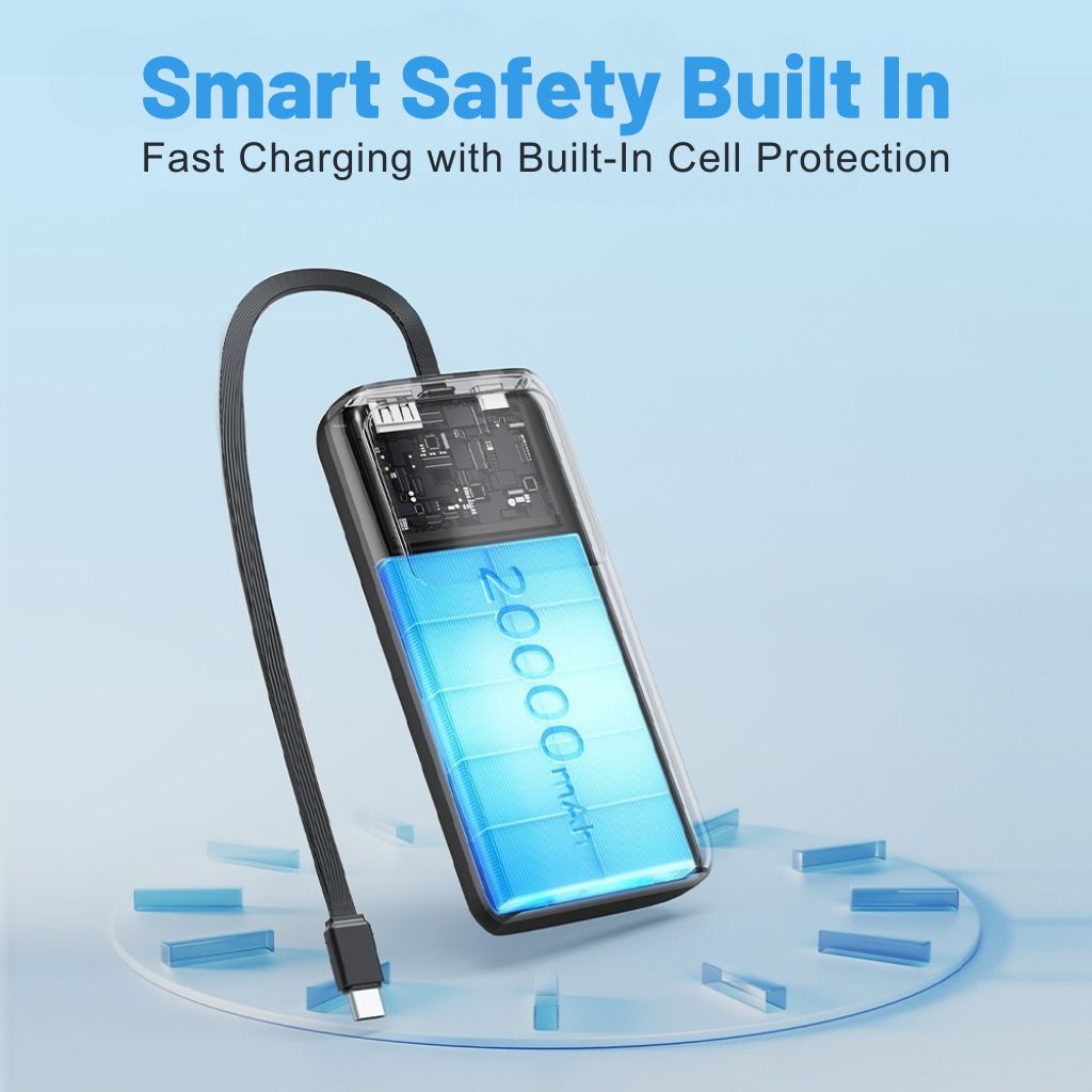 Skanto | VoltMate Pro 65W – Smart Multicharge Powerbank med Touch Display