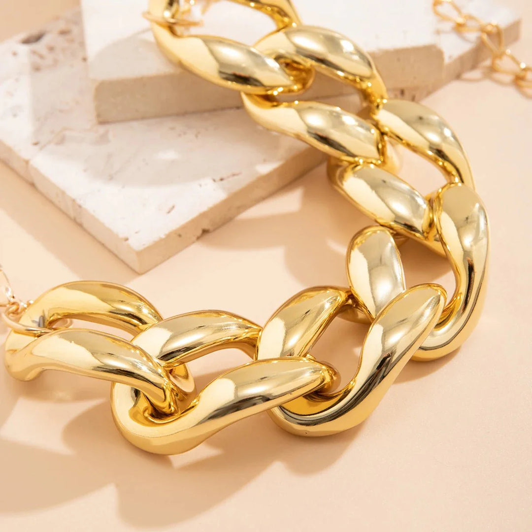 Skanto | Overdrevet Chunky Cuban Link Choker Necklace