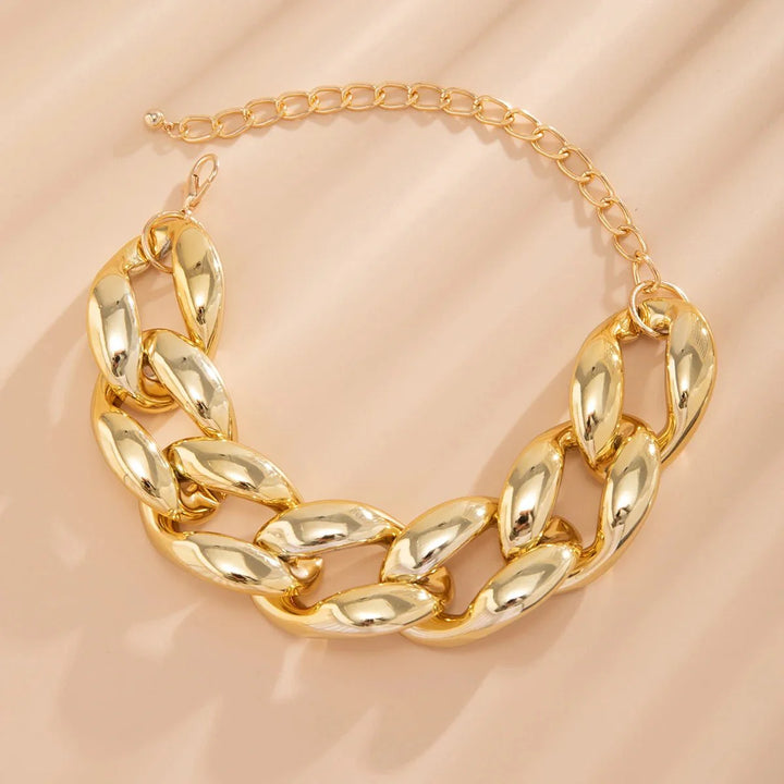 Skanto | Overdrevet Chunky Cuban Link Choker Necklace