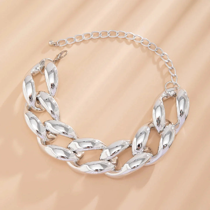 Skanto | Overdrevet Chunky Cuban Link Choker Necklace